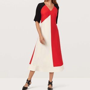 NWT Finery London Astrid Color-Block Dress
